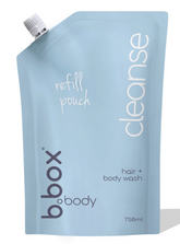 B.Box Cleanse Hair And Body Wash Refill Pouch 750mL